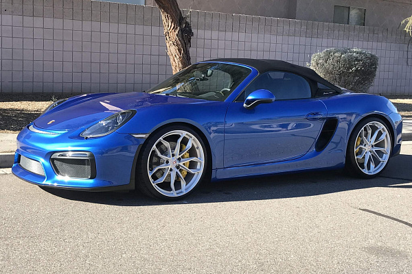 Фото дисков HRE P201 Глянцевый лак на Porsche Boxster III