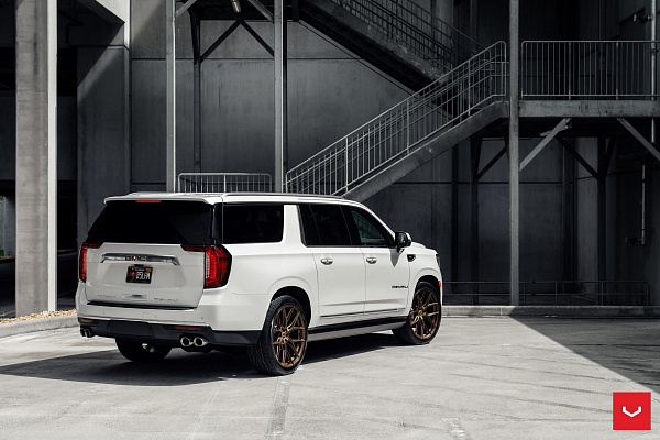 Фото дисков Vossen HF6-4 Сатиновая бронза на GMC Yukon V