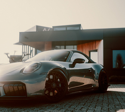 Фото дисков Brixton Forged CM6-RS на Porsche 911 VIII