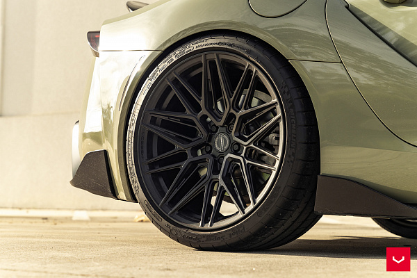 Фото дисков Vossen HF-7 Черный сатин на Toyota Supra A90