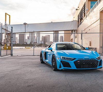 Фото дисков HRE 540C на Audi R8 (4S)