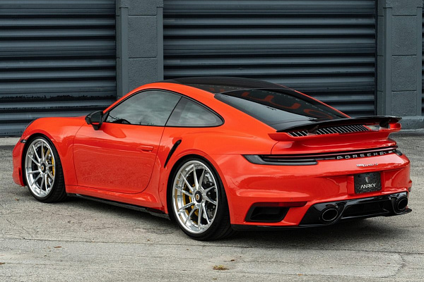 Фото дисков Anrky AN33 Полированный лак на Porsche 911 VIII