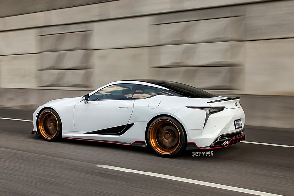 Фото дисков Strasse Wheels SV1 Deep Concave FS Другой цвет на Lexus LC 500