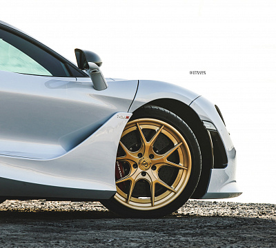 Фото дисков Strasse Wheels SM5R Deep Concave FS на McLaren 720S