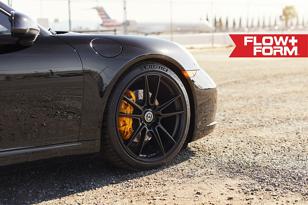 Фото дисков HRE FF04 Черный сатин на Porsche 911 VII