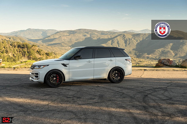 Фото дисков HRE S200H Черный сатин на Range Rover Sport II