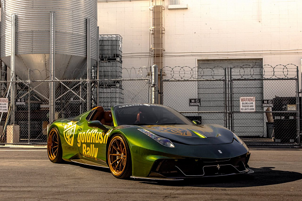 Фото дисков Brixton Forged R11-RS Глянцевая бронза на Ferrari 458