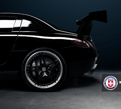 Фото дисков HRE S107 на Mercedes-Benz SLS AMG