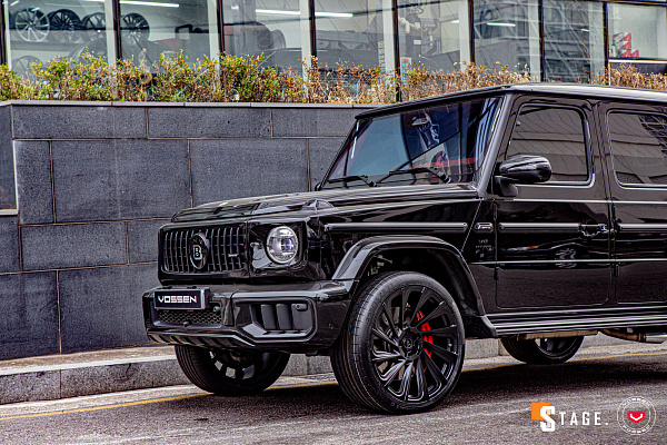 Фото дисков Vossen UV-3 Черный сатин на Mercedes-Benz G-Class III