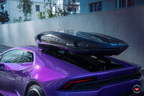 Фото дисков Vossen S17-01 (3-Piece) Черный сатин на Lamborghini Huracan