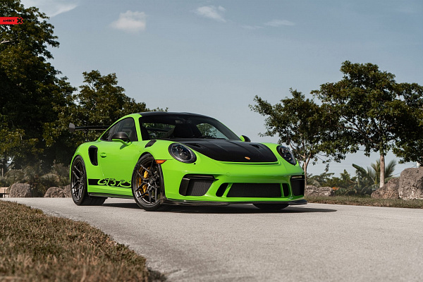 Фото дисков Anrky S1-X4 Глянцевый темный лак на Porsche 911 VII