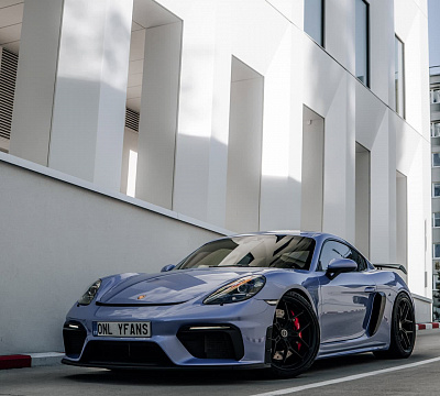 Фото дисков Brixton Forged PF7-RS на Porsche Cayman III