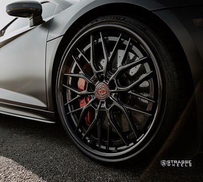 Фото дисков Strasse Wheels SV10M Deep Concave FS на Audi R8 (4S)