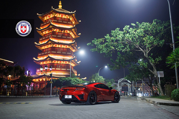 Фото дисков HRE 305 Черный сатин на Acura NSX II