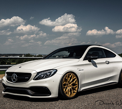Фото дисков Vossen HF-2 на Mercedes-Benz C-Class (W205)