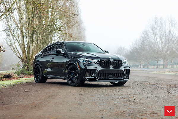 Фото дисков Vossen HF-5 Черный глянец на BMW X6/X6 M (G06/F96)