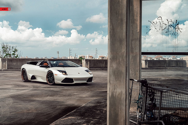 Фото дисков Anrky RS1 Черный сатин на Lamborghini Murcielago