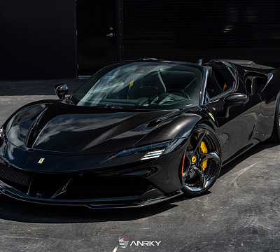 Фото дисков Anrky XR-205 на Ferrari SF90