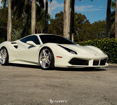 Фото дисков Anrky S1-X3 на Ferrari 488
