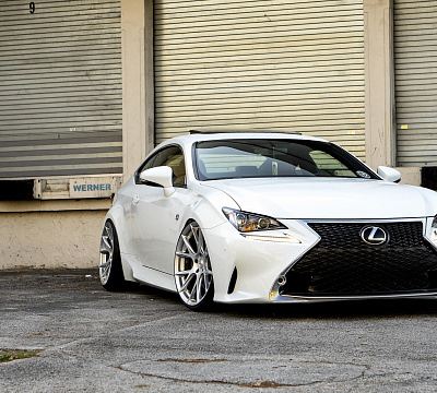 Фото дисков Vossen VFS-6 на Lexus RC