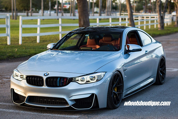 Фото дисков HRE P101 Черный сатин на BMW 4/M4 (F32/F82)