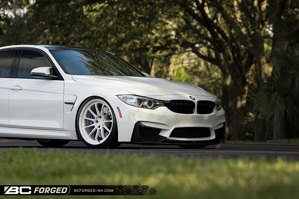 Фото дисков BC Forged TD01 Белый глянец на BMW 3/M3 (F3x/F80)