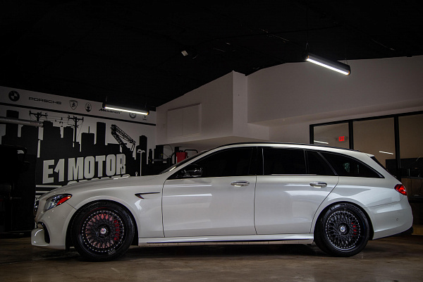 Фото дисков HRE 501 Черный сатин на Mercedes-Benz E-Class (W213, S213, C238)