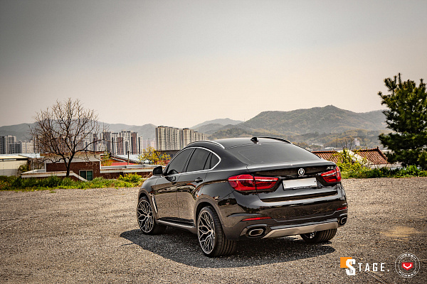 Фото дисков Vossen HF-2 Алмазная проточка на BMW X6/X6 M (F16/F86)