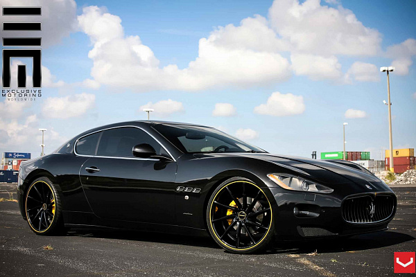 Фото дисков Vossen CVT Черный глянец на Maserati GranTurismo I