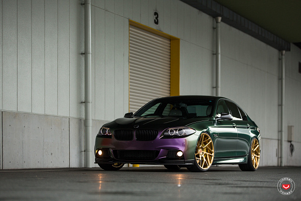 Фото дисков Vossen CG-209T Глянцевое золото на BMW 5/M5 (F10)