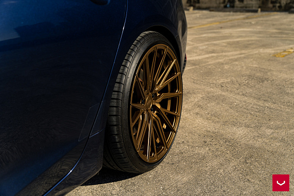 Фото дисков Vossen HF-4T Сатиновая бронза на Genesis G70