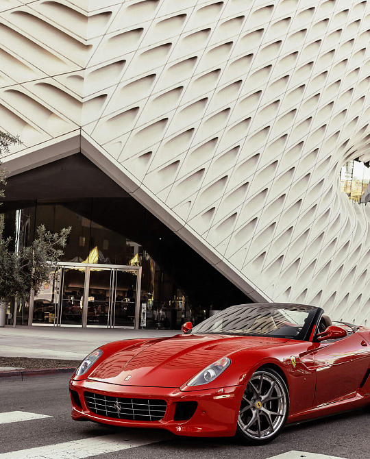 Фото дисков S101 Глянцевый темный лак на Ferrari 599