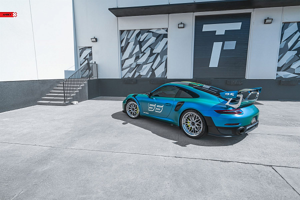 Фото дисков Anrky RS1 Полированный лак на Porsche 911 VII