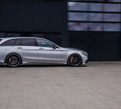 Фото дисков Vossen HF-3 на Mercedes-Benz C-Class (W205)