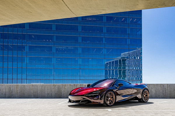 Фото дисков HRE R101 Lightweight Сатиновая бронза на McLaren 720S