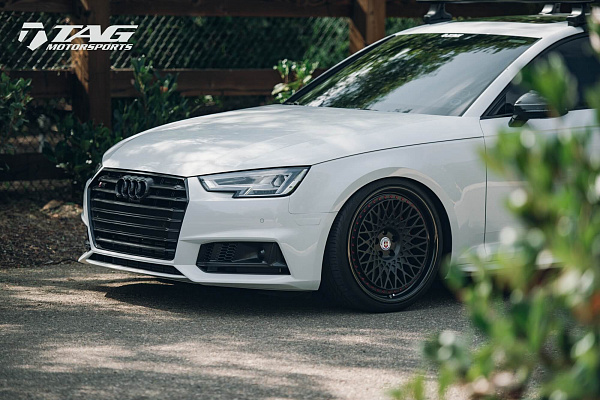 Фото дисков HRE 501 Черный сатин на Audi A/S/RS 4 (B8)