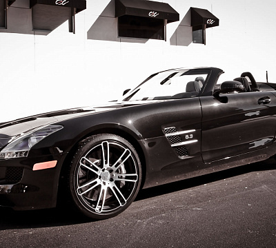 Фото дисков CEC C883 на Mercedes-Benz SLS AMG