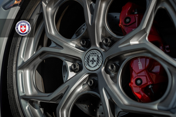 Фото дисков HRE P111SC Сатиновый тонированный лак на Porsche Cayman II