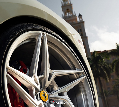 Фото дисков Anrky S1-X3 на Ferrari 488