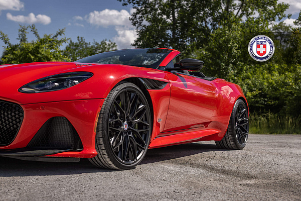 Фото дисков HRE P200 Черный сатин на Aston Martin DBS 3