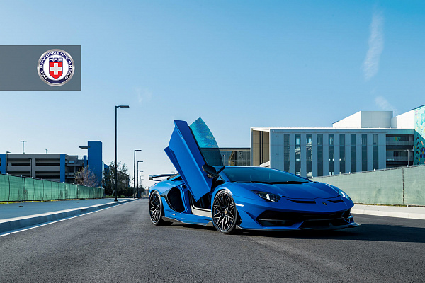 Фото дисков HRE S200 Черный сатин на Lamborghini Aventador