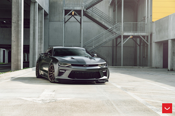 Фото дисков Vossen HF-3 Сатиновая бронза на Chevrolet Camaro VI