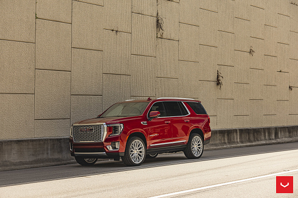 Фото дисков Vossen HF6-3 Серебро на GMC Yukon V