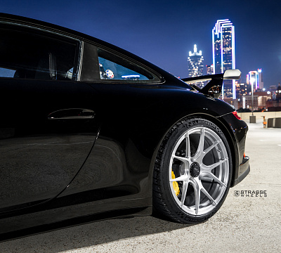 Фото дисков Strasse Wheels SM5R Deep Concave Monoblock на Porsche 911 VIII