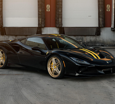 Фото дисков HRE S107SC на Ferrari F8