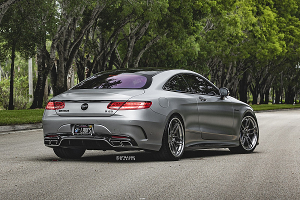 Фото дисков Strasse Wheels SV4 Deep Concave FS Сатиновый графит на Mercedes-Benz S-Class (W222, C217)