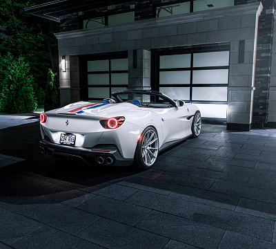 Фото дисков HRE P104SC на Ferrari Portofino