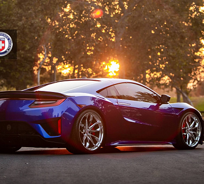 Фото дисков HRE P201 на Acura NSX II