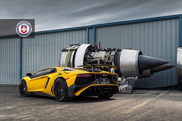 Фото дисков HRE S200 Черный сатин на Lamborghini Aventador