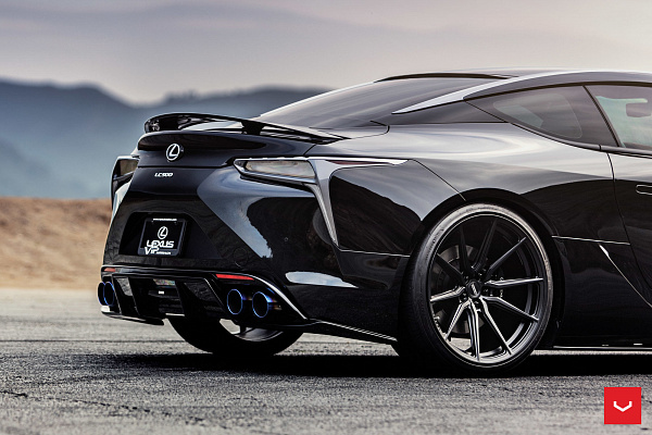 Фото дисков Vossen HF-3 Черный сатин на Lexus LC 500